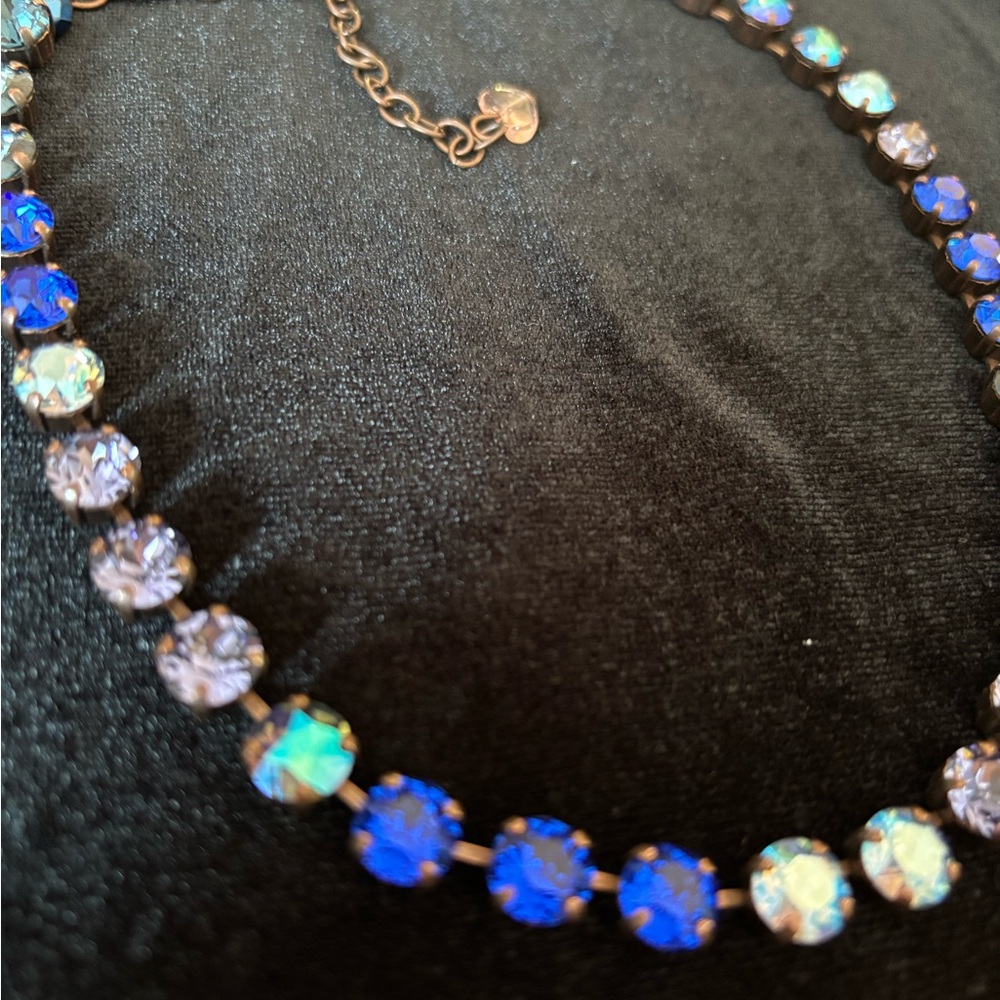 Sabika Manhattan Austrian CrystalElegant Multicolor  Necklace - Picture 2 of 3